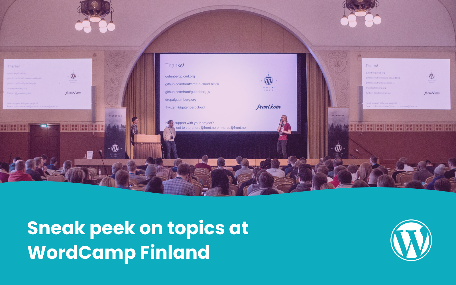 Sneak peek on topics at WordCamp Finland